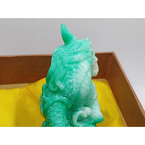 Xiangshi "Auspicious Lion" Serial Number A322 Guardian Dragon Jade? - Picture 15 of 16